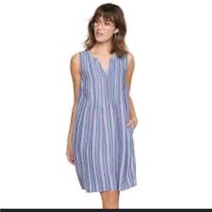 Sonoma Multicolor Striped dress size M NWT